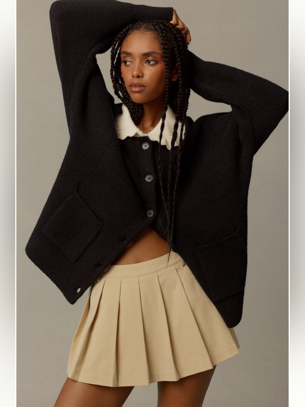 Maeve Scallop collar cardigan small - Picture 2 of 8
